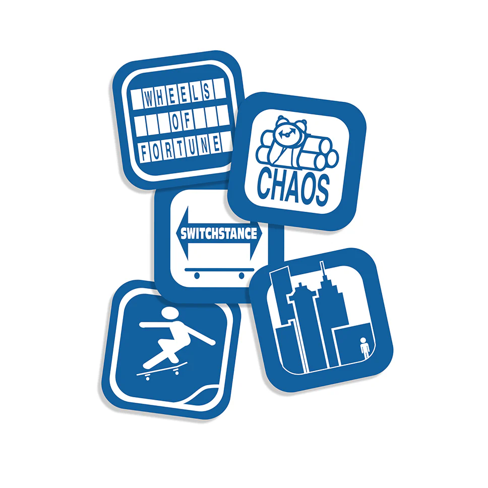 411VM Icons Sticker 5 Pack