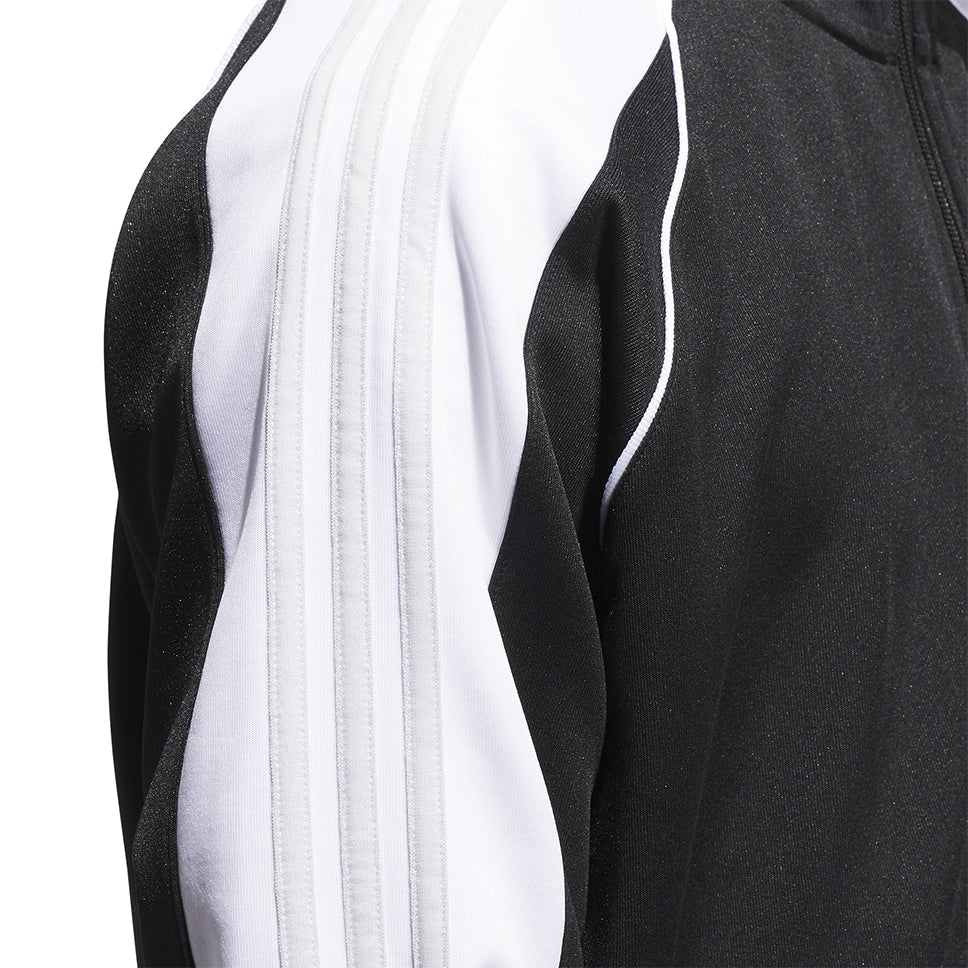Adidas Black White Grey Tyshawn Track Jacket - Image 3