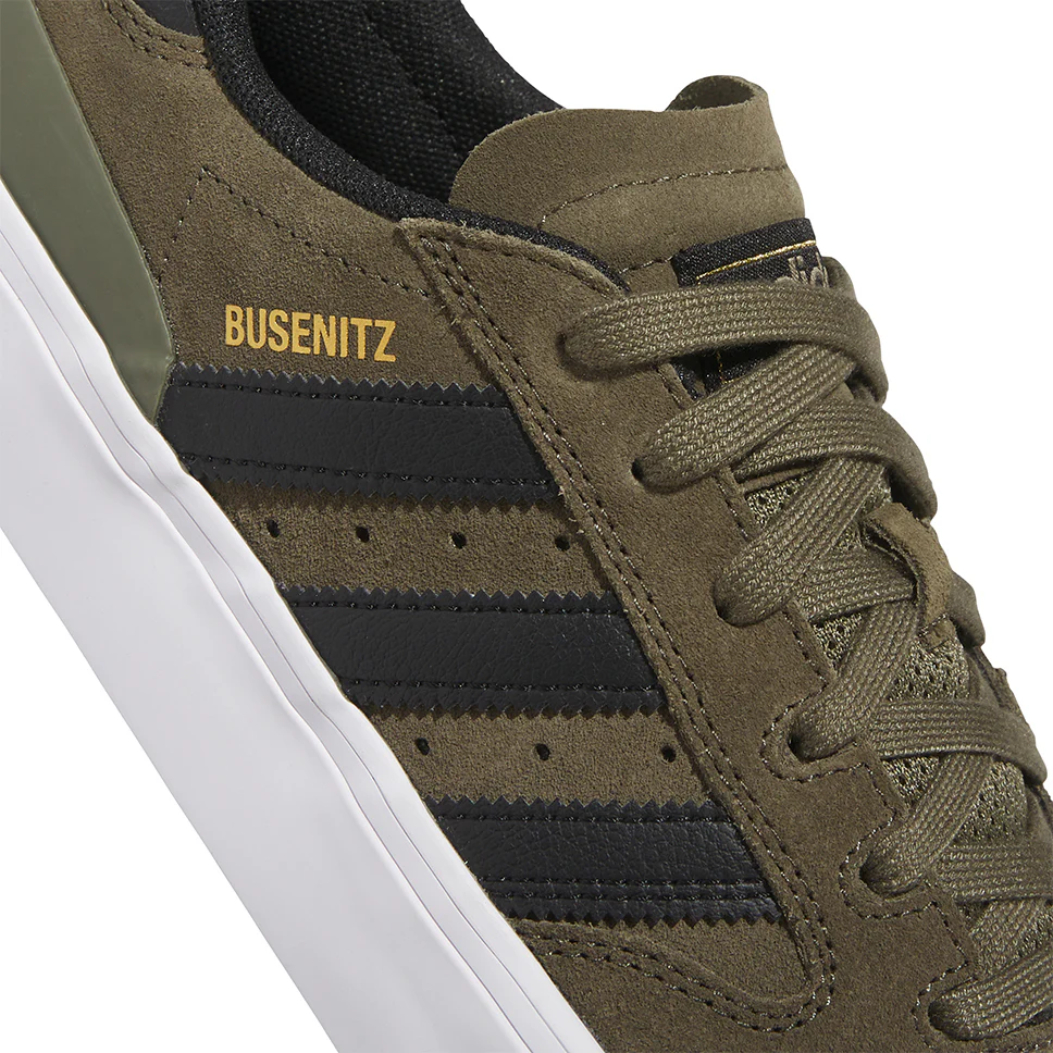 Adidas Busenitz Vulc II Olive Shoes - Image 5