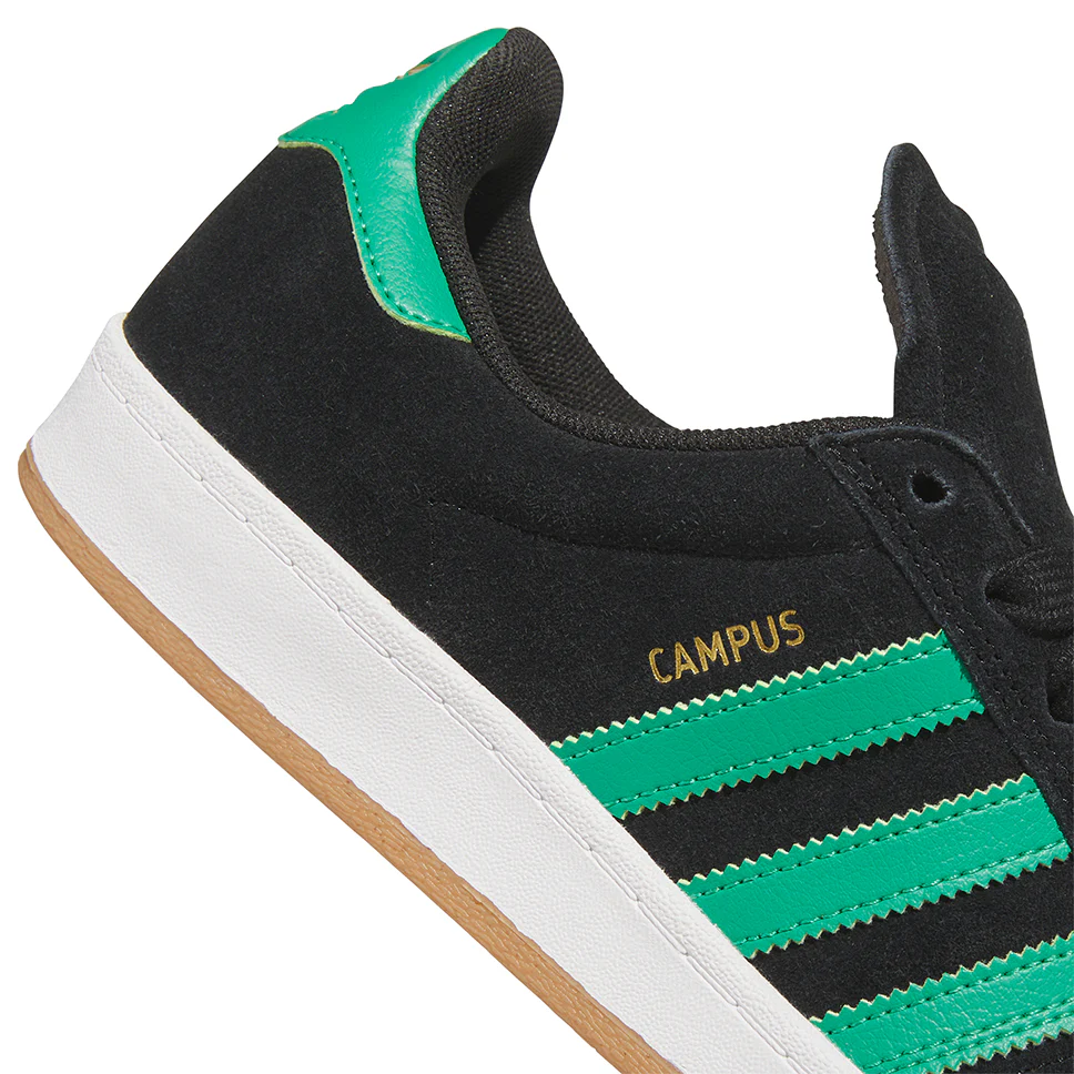 Adidas Campus 90s ADV Core Black Court Green Shoes - Image 5