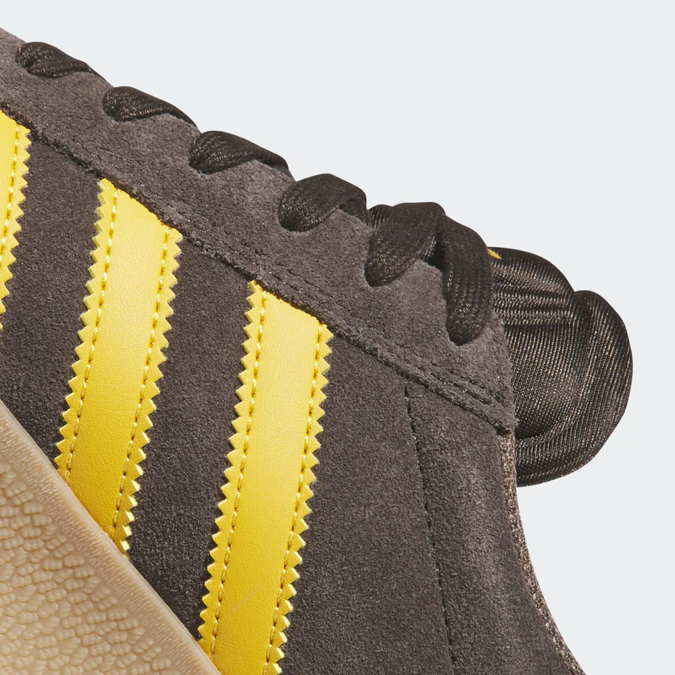 Adidas Gazelle ADV Dark Brown Preloved Yellow Shoes - Image 6