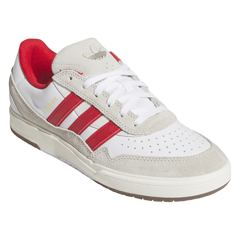 Adidas Tyshawn II Footwear White Better Scarlet Shoes - Image 4