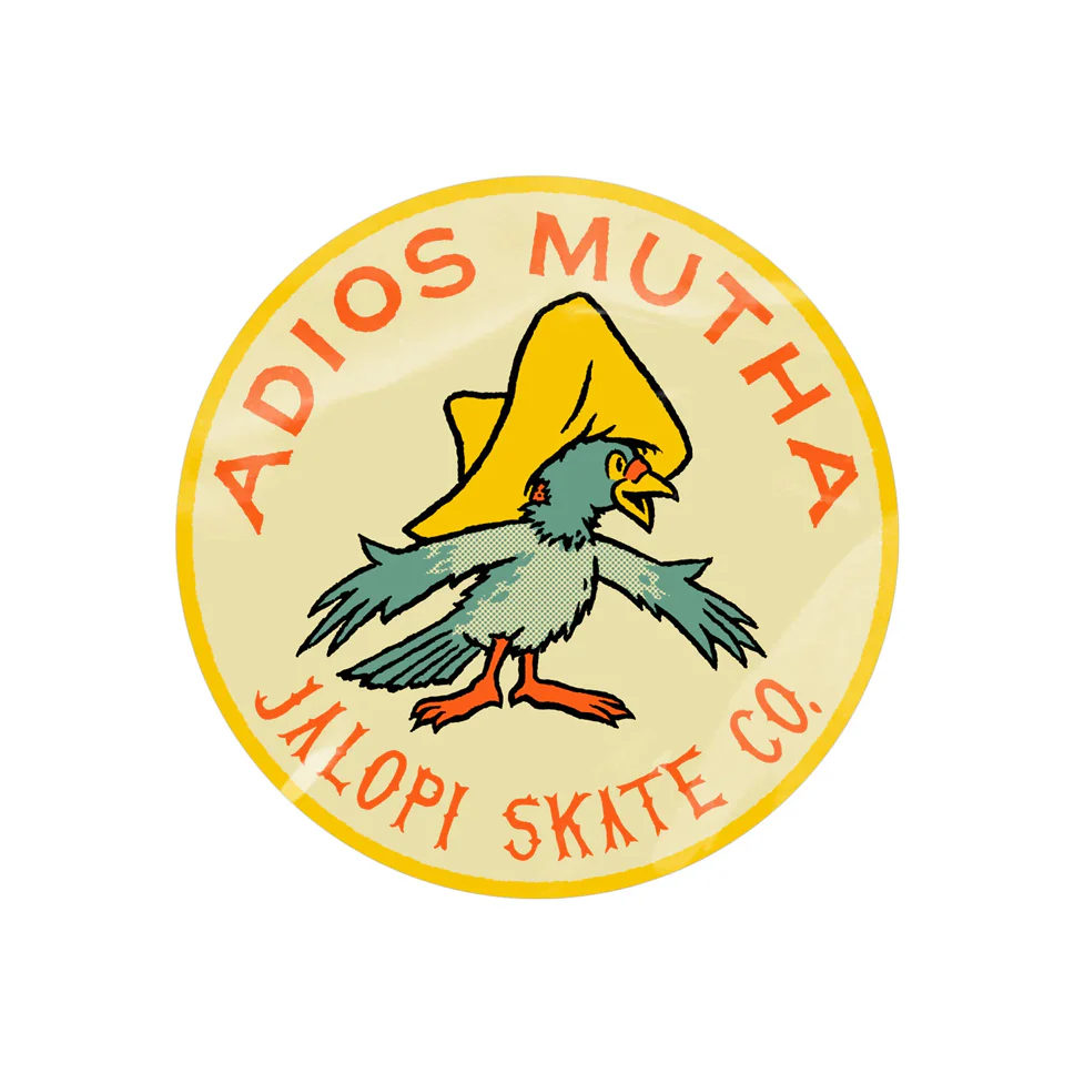 Anti-Hero Jalopi Adios Sticker