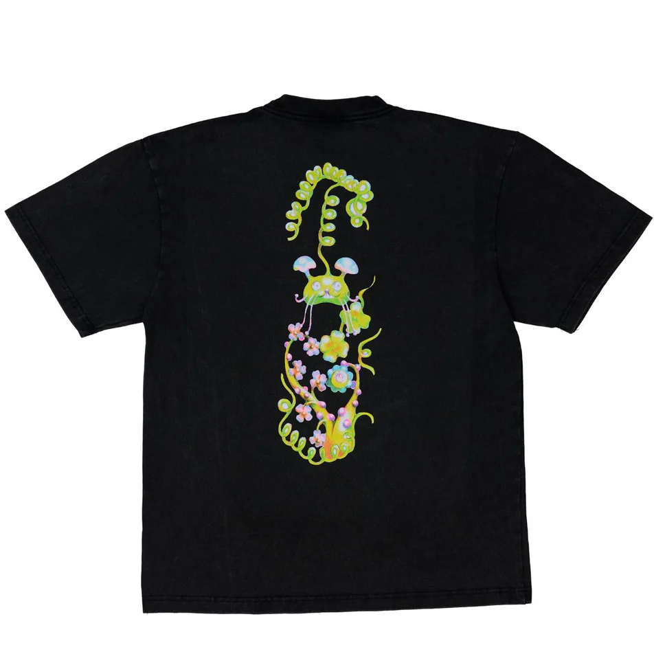 April Skateboards Mushroom by Ema Gaspar T Shirt