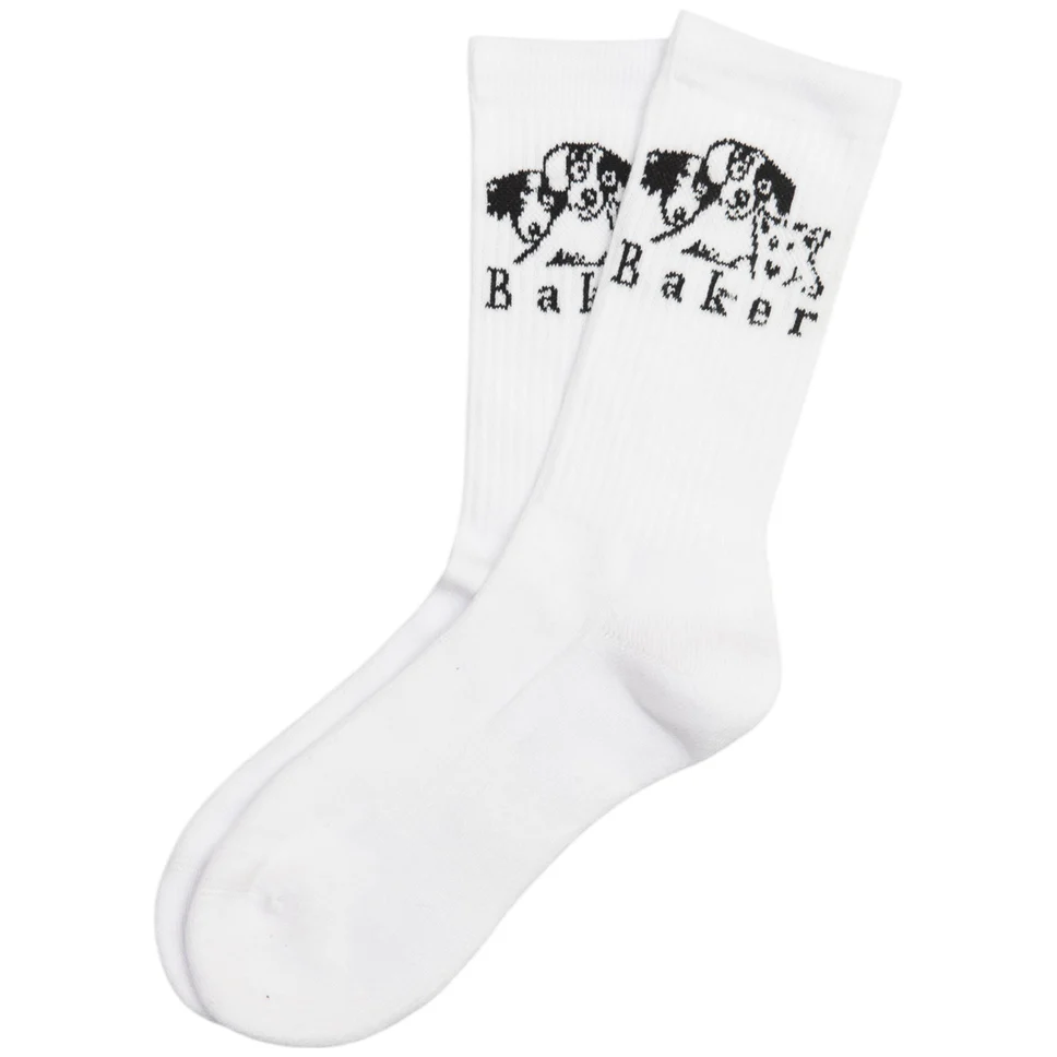 Baker Where My Dogs At Crew Socks