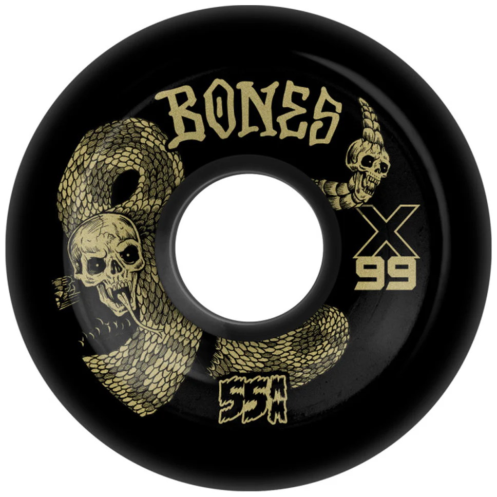 Bones Wheels Death Venom X-Formula V6 Widecuts 99A Wheels