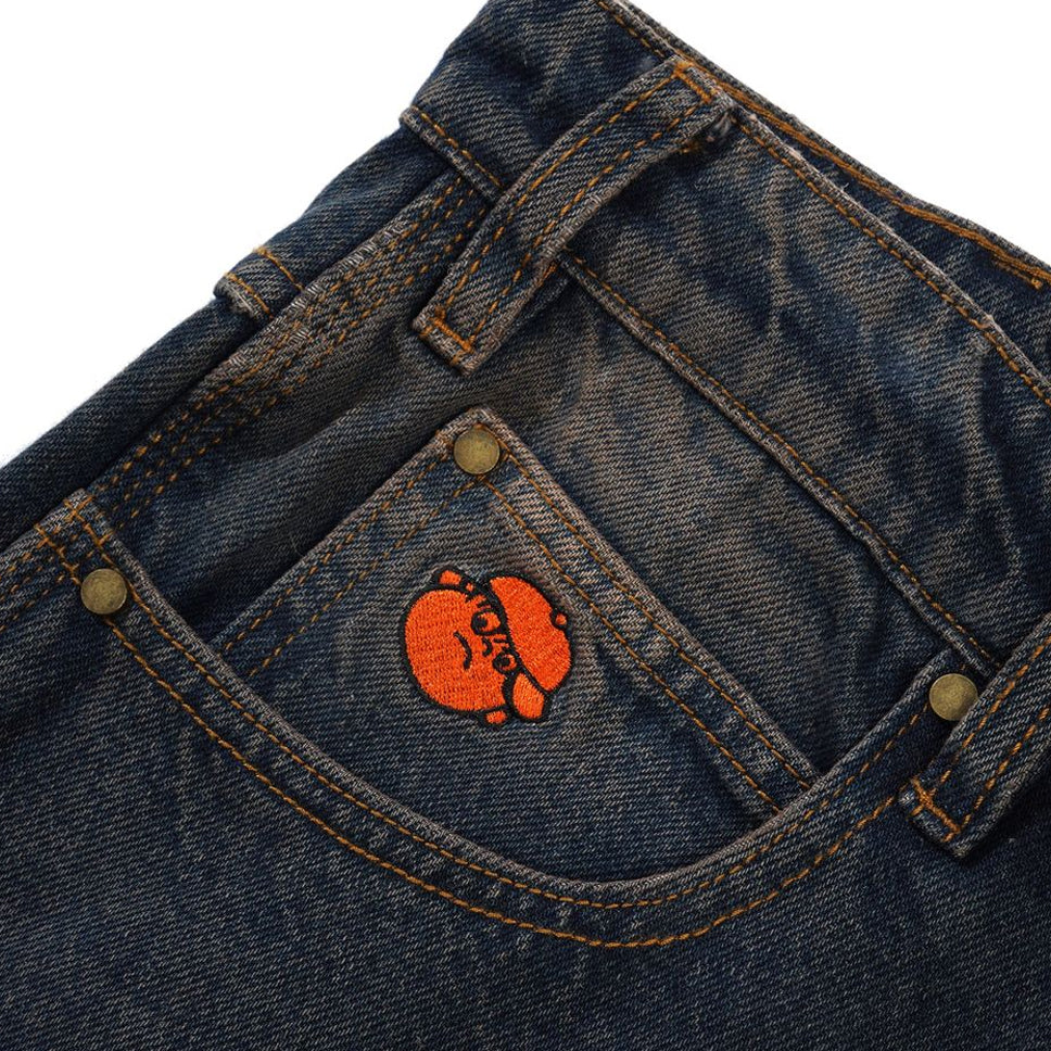 Butter Goods Santosuosso Denim Dark Navy Tint Pants - Image 3
