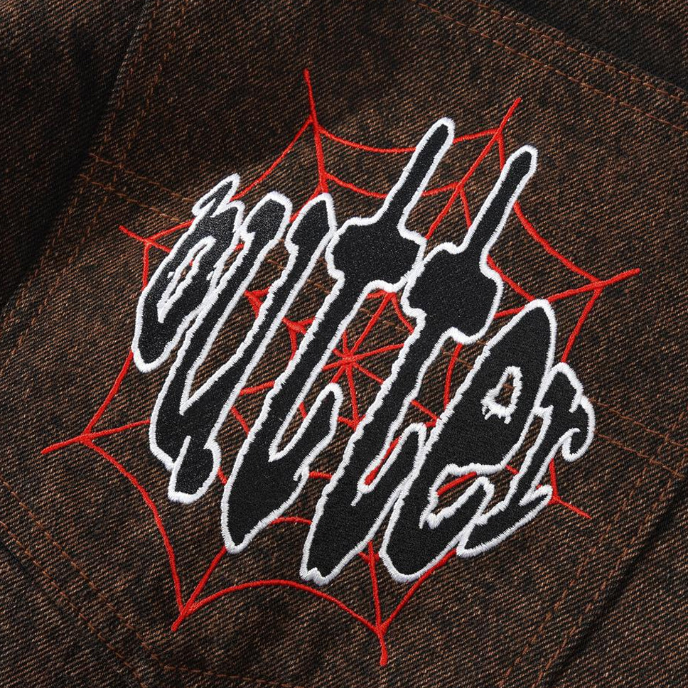 Butter Goods Spider Denim Shorts - Image 4