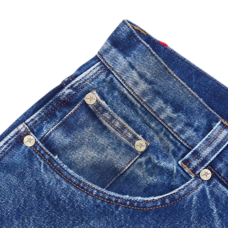 Carpet Company C Star Washed Blue Jeans - Image 4