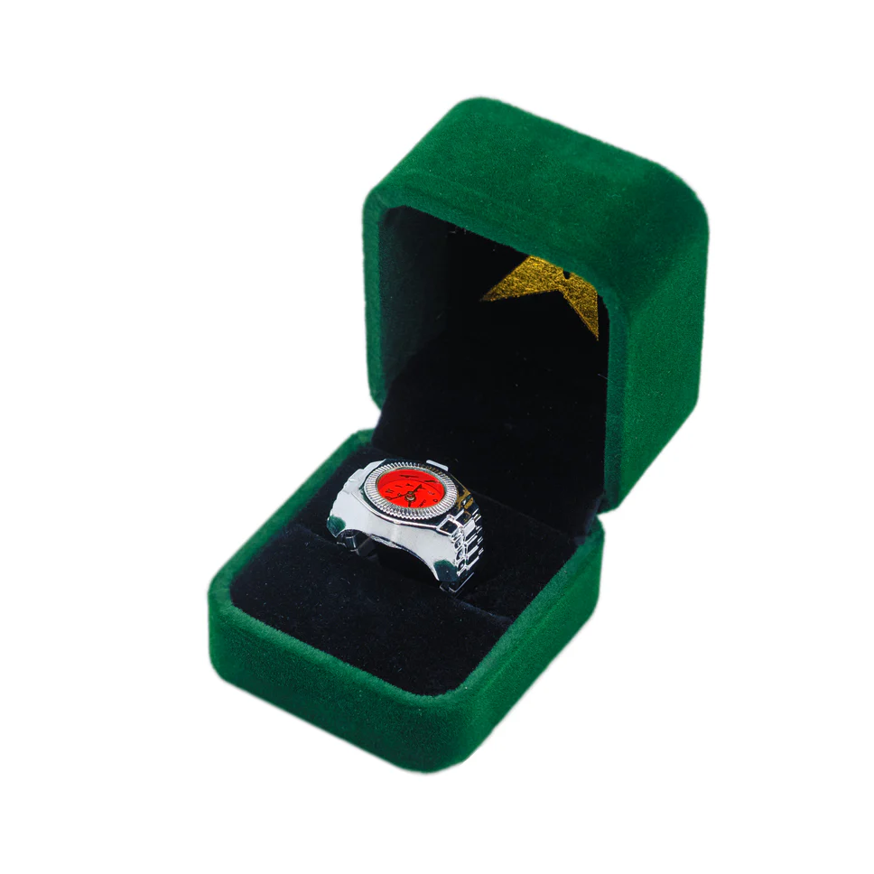 Carpet Company Silver Red Finger Watch - Image 2