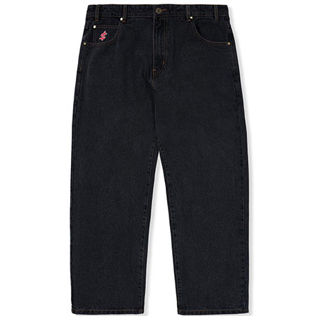 Cash Only Logo Baggy Denim Jeans - Image 2
