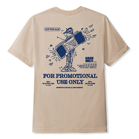 Cash Only Promotional Use T Shirt - Image 2