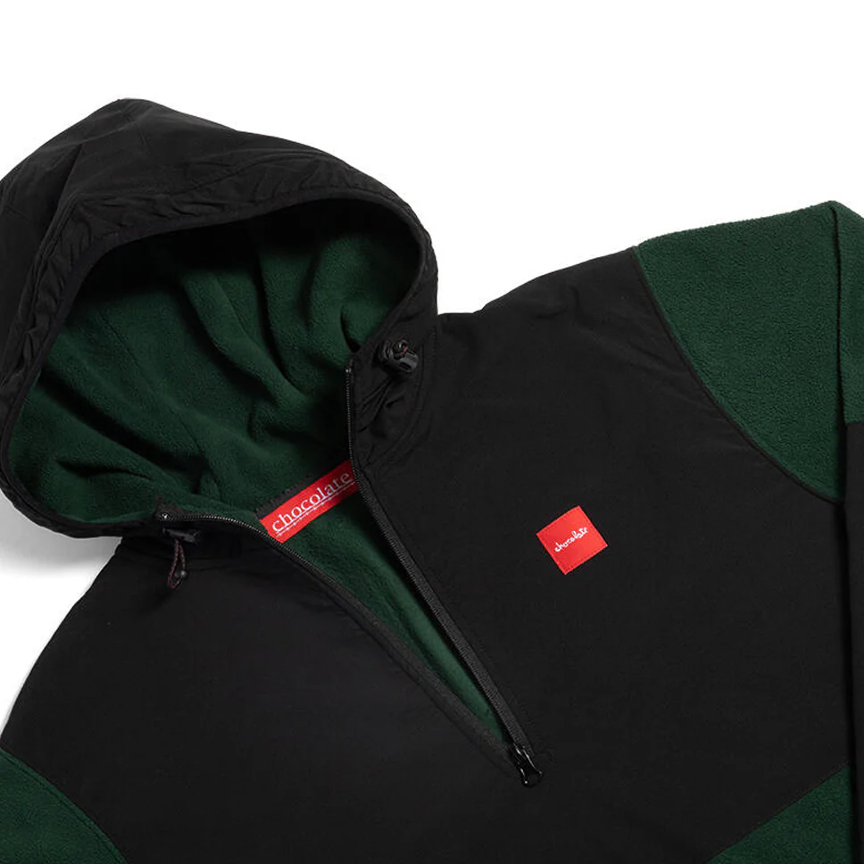 Chocolate Hooded Polar Fleece Sweatshirt - Image 3