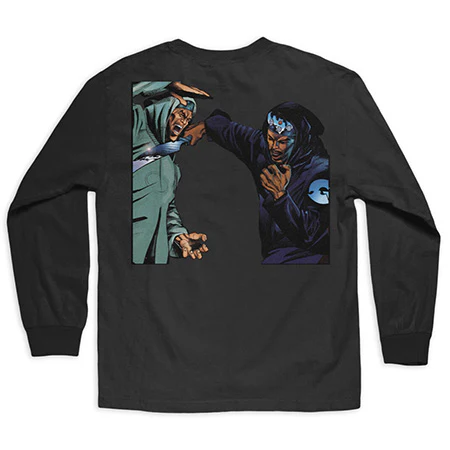 Chocolate Interscope Liquid Swords Long Sleeve T Shirt - Image 2