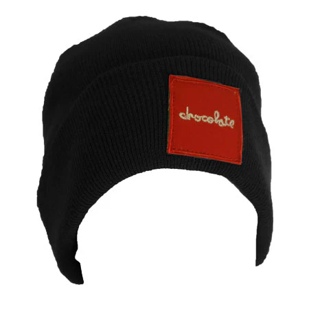 Chocolate Red Square Beanie - Image 3