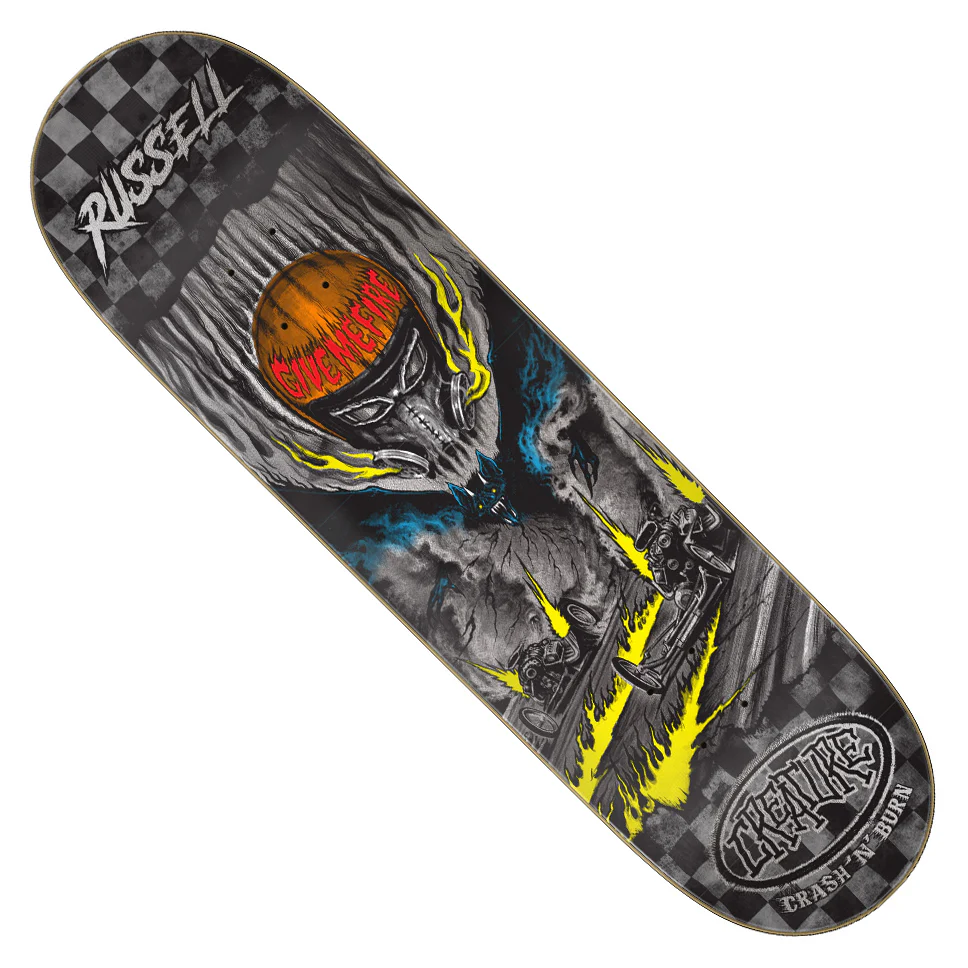Creature Skateboards Chris Russell Crash and Burn Deck