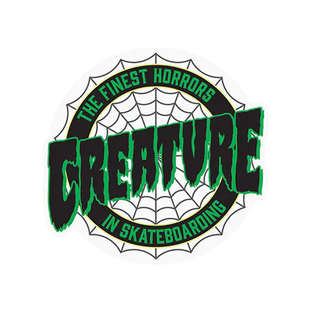 Creature Skateboards Finest Web Sticker