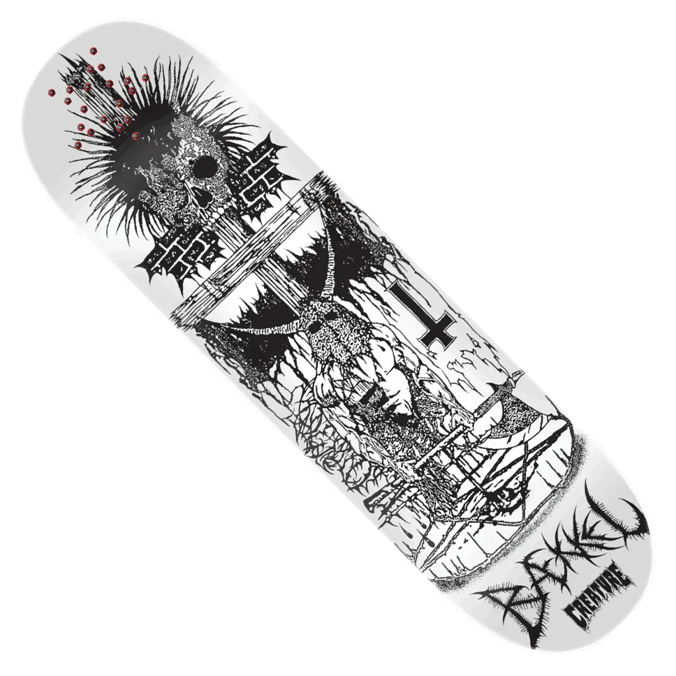 Creature Skateboards Kevin Baekkel BLKMTL Deck - Image 2