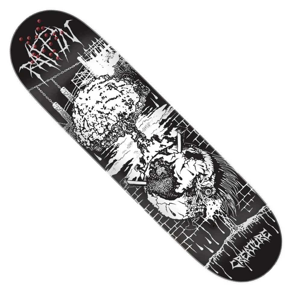 Creature Skateboards Peter Raffin BLKMTL Deck - Image 2