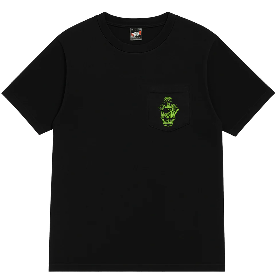 Deathwish Death TV VHS Pocket T Shirt - Image 2