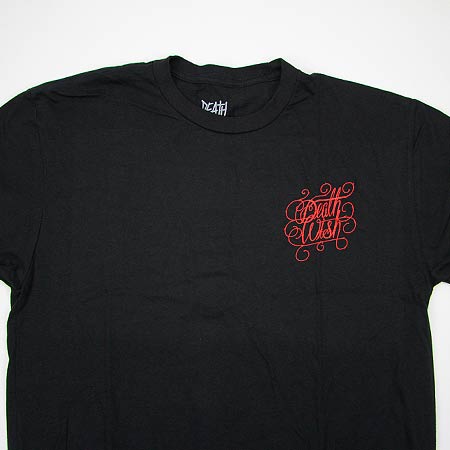 Deathwish Gang Logo Roses T Shirt - Image 2