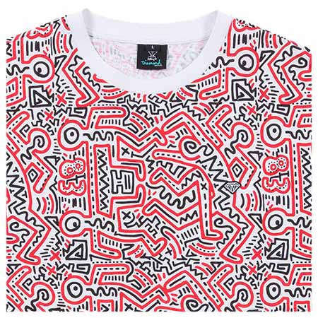 Diamond Diamond X Keith Haring T Shirt - Image 2