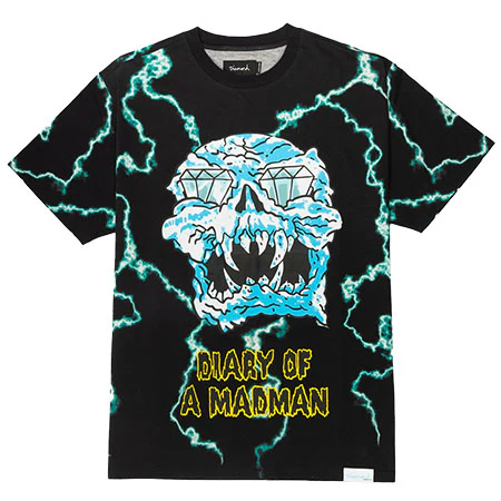 Diamond Diamond x Ozzy Osbourne Mad Lightning All Over Print T Shirt