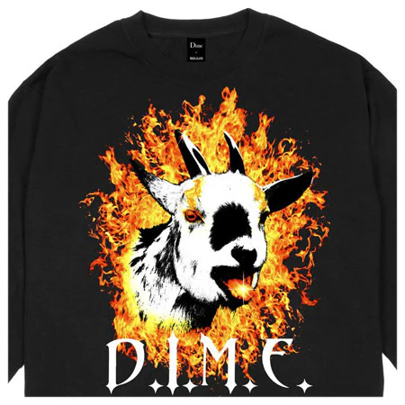 Dime Fire Goat Long Sleeve Shirt - Image 2