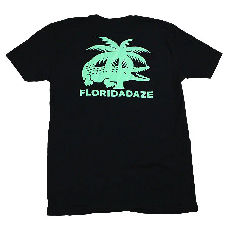 Florida Daze Croc Logo T Shirt - Image 2