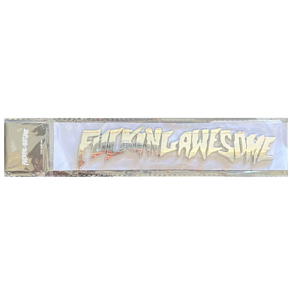 Fucking Awesome Stamp Logo Car Emblem