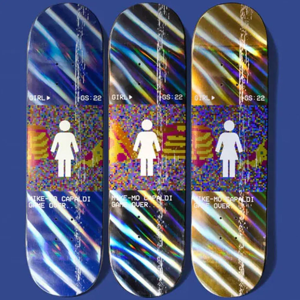Girl Mike Mo Game Over Blind Bag Signed Deck - Image 3