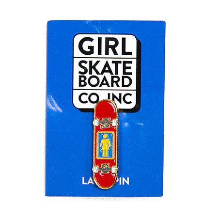 Girl Skateboard Enamel Pin