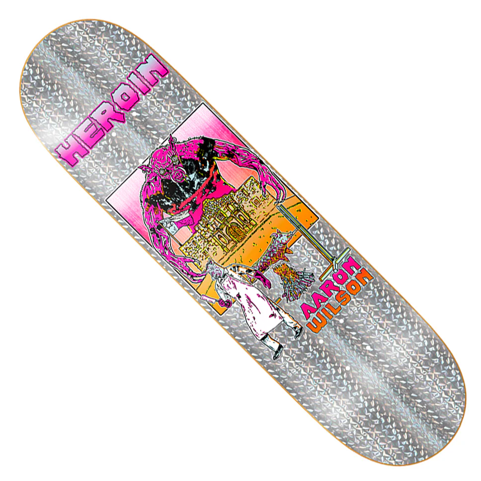 Heroin Skateboards Aaron Wilson Hellscape Deck