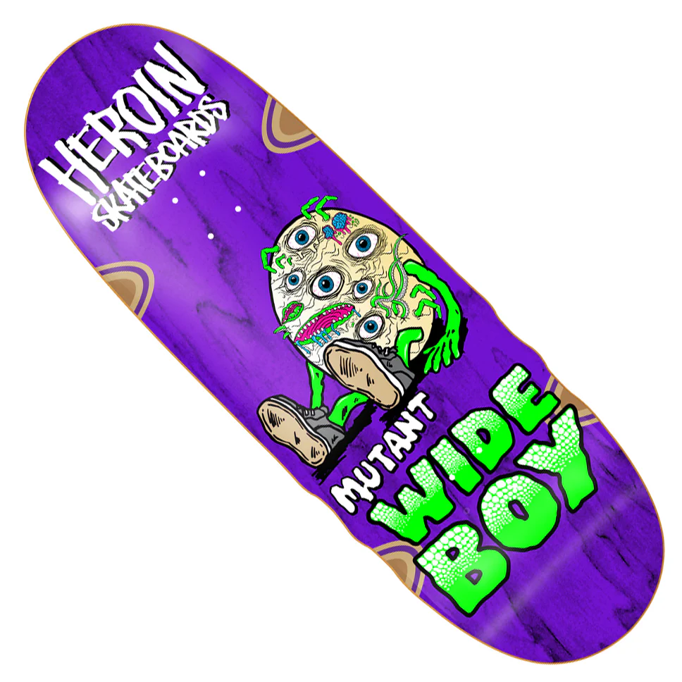 Heroin Skateboards Mutant Wide Boy Deck