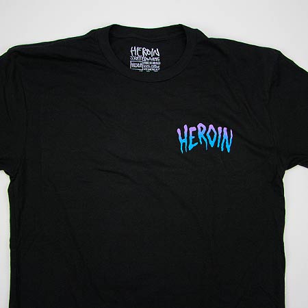 Heroin Skateboards Park Shark T Shirt - Image 2