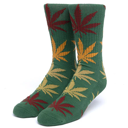 HUF Gradient Leaves Plant Life Crew Socks