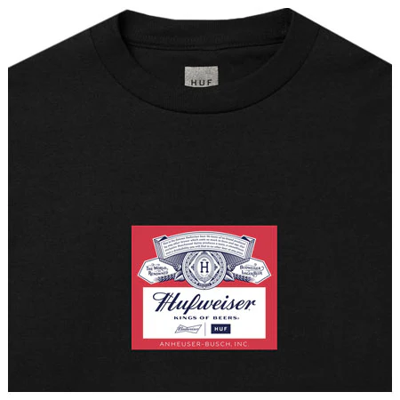 HUF HUF x Budweiser Label Long Sleeve T Shirt - Image 2
