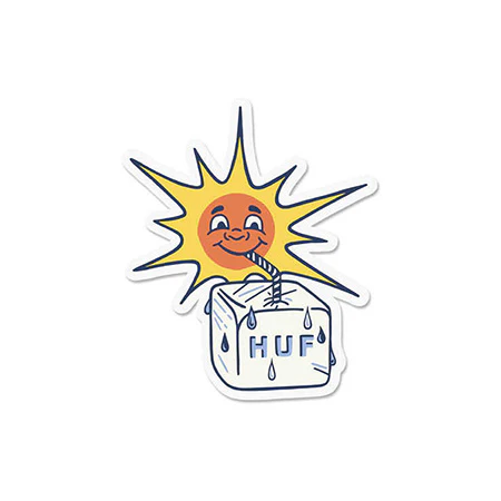HUF Sippin' Sun Sticker