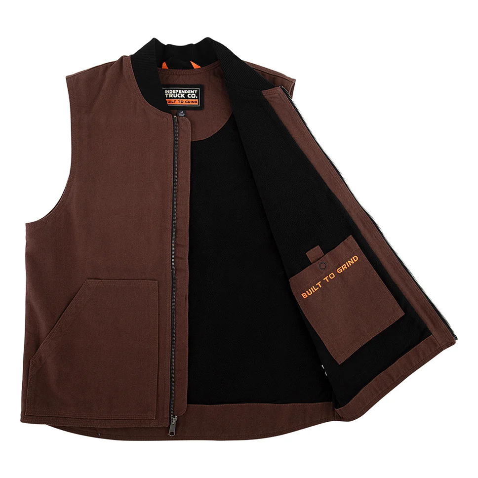 Independent Chocolate Built To Grind Vest - Image 4