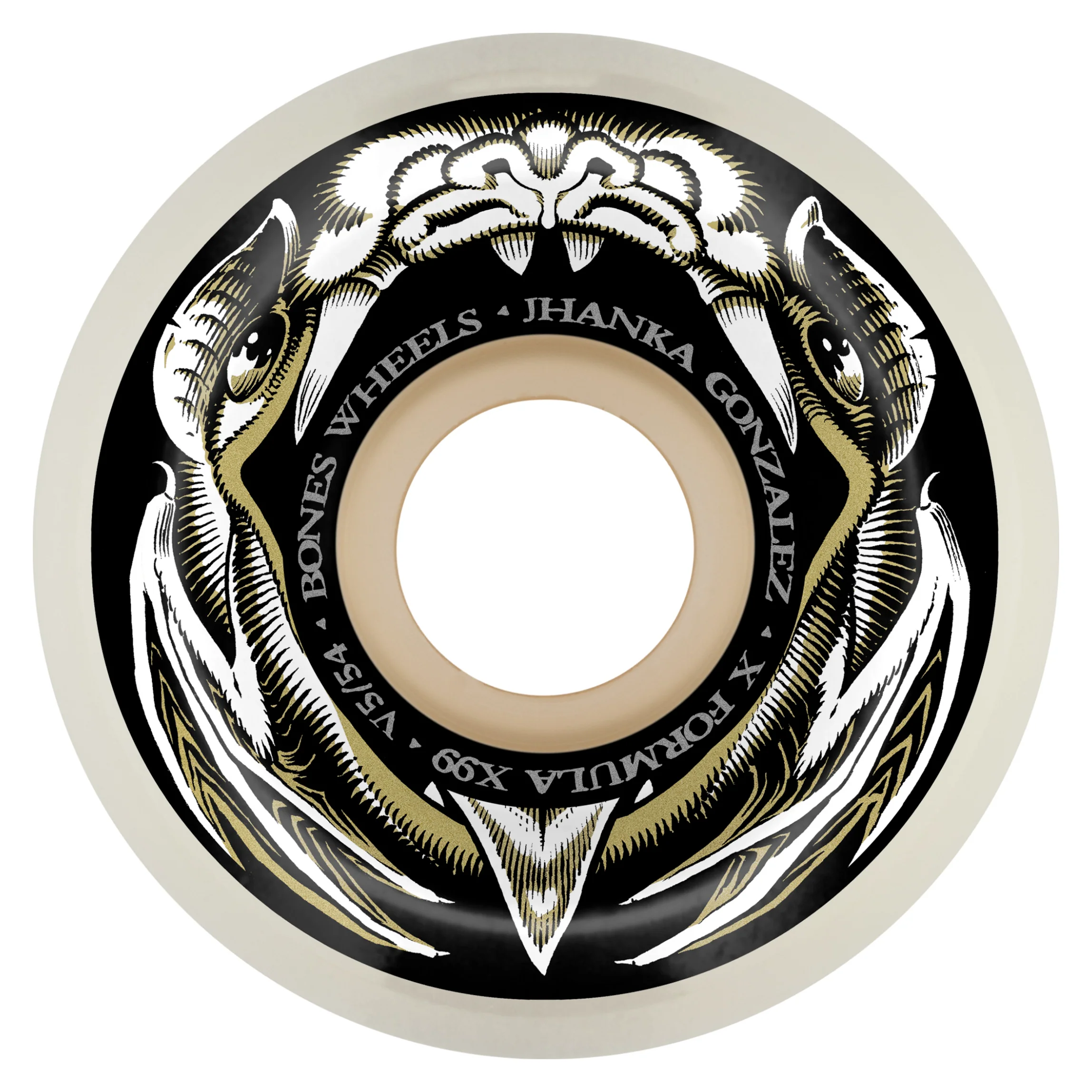 Bones Wheels Jhanka Night Flight V5 Sidecut X-Formula 99a Wheels