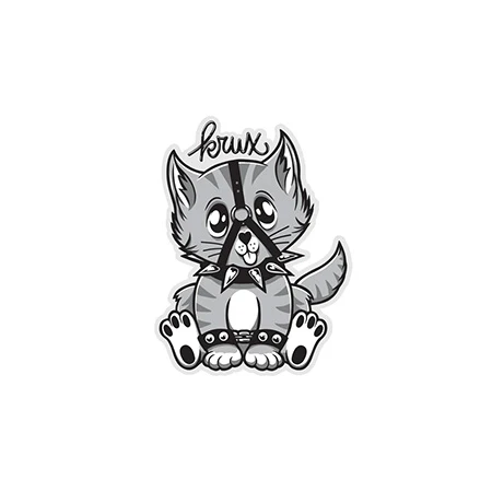 Krux Bondage Kitty Sticker - Image 2