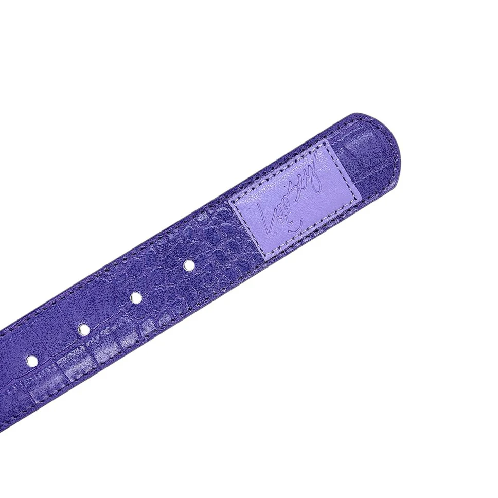 Loosey Croc Skin Purple Belt - Image 2