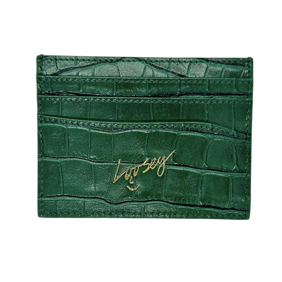 Loosey Green Croc Card Holder