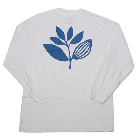 Magenta Classic Plant Long Sleeve T Shirt - Image 3