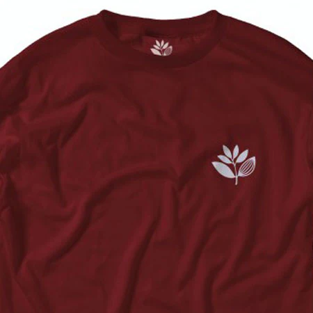 Magenta Classic Plant Long Sleeve T Shirt - Image 5