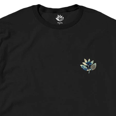 Magenta Hokusai Plant T Shirt - Image 2
