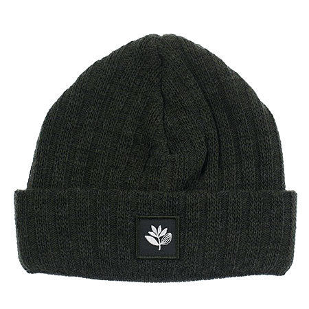 Magenta Magenta Ribbed Wool Beanie