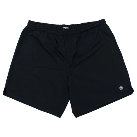 Magenta Plant Nylon Shorts - Image 2
