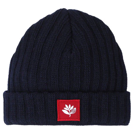 Magenta Plant Tall Beanie
