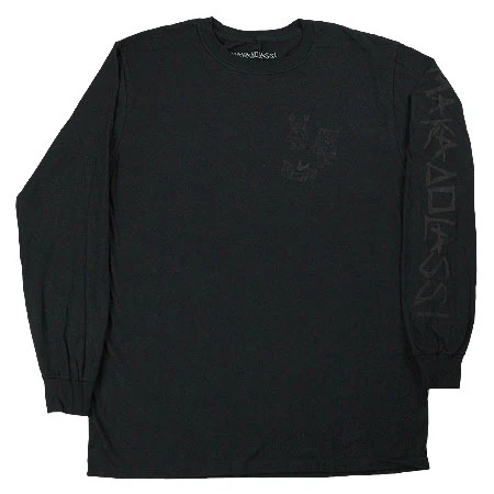 Maka Lassi Black Triangle Square Long Sleeve T Shirt